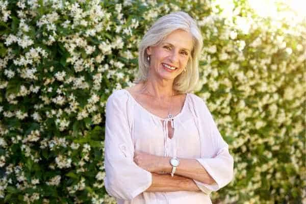 Older woman happy with urinary incontinence treatment Higham Hill